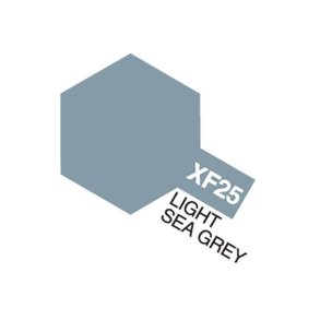 XF-25 Light Sea Grey, Acrylic Mini 10 ml (penselmaling, mat) - Tamiya